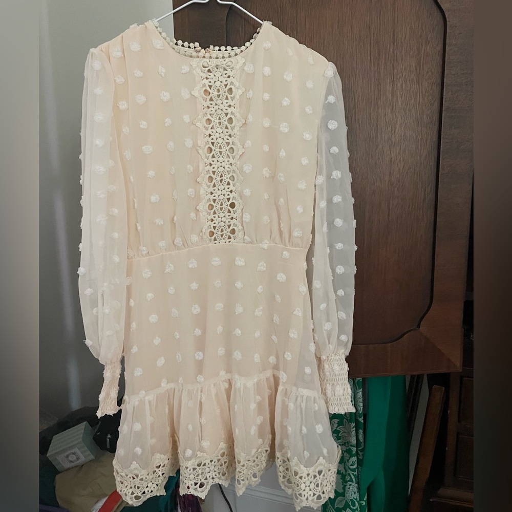 Ivory dress new w Tags
